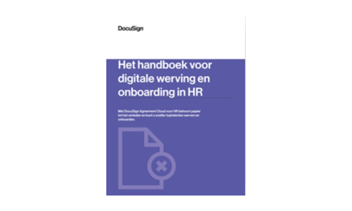 Het Hand Boxa Voor Digitale Werving en Onboarding w HR